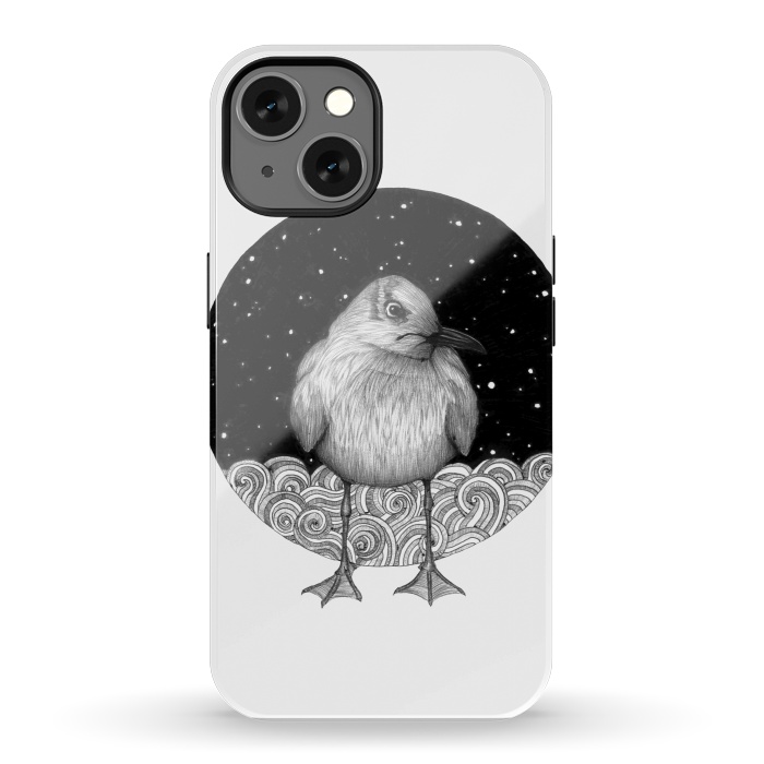 iPhone 13 StrongFit Seagull on a Starry Night by ECMazur 