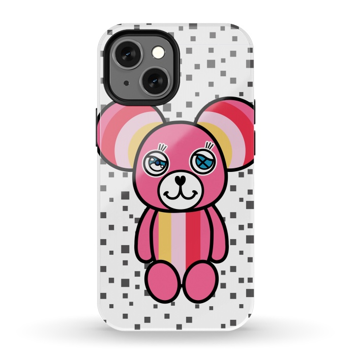 iPhone 13 mini StrongFit CUTIE BEAR by Michael Cheung