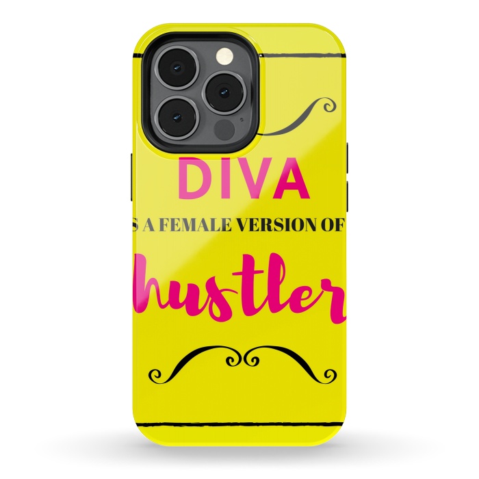 iPhone 13 pro StrongFit diva female version of hustler by MALLIKA