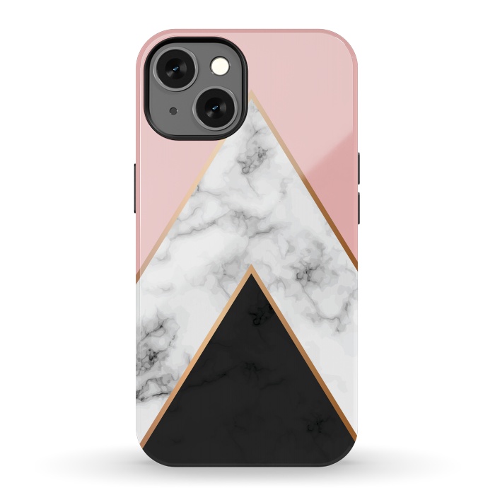 iPhone 13 StrongFit Marble Geometry 010 by Jelena Obradovic