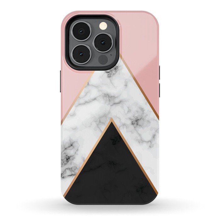 iPhone 13 pro StrongFit Marble Geometry 010 by Jelena Obradovic