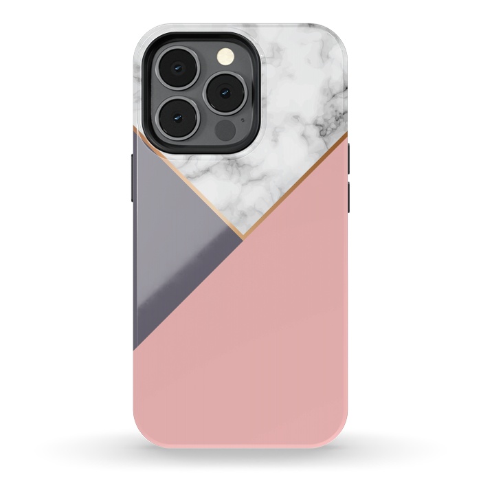 iPhone 13 pro StrongFit Marble Geometry 017 by Jelena Obradovic