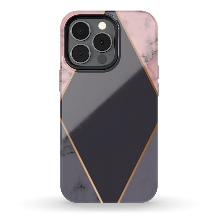 iPhone 13 pro StrongFit Marble Geometry 018 by Jelena Obradovic