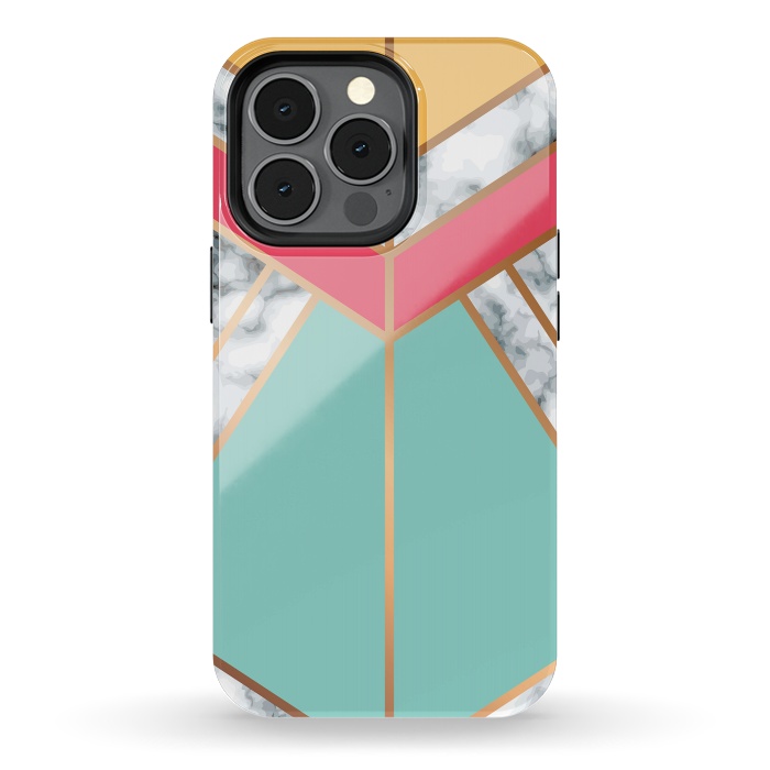 iPhone 13 pro StrongFit Marble Geometry 020 by Jelena Obradovic