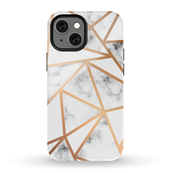 iPhone 13 mini StrongFit Marble Geometry 021 by Jelena Obradovic