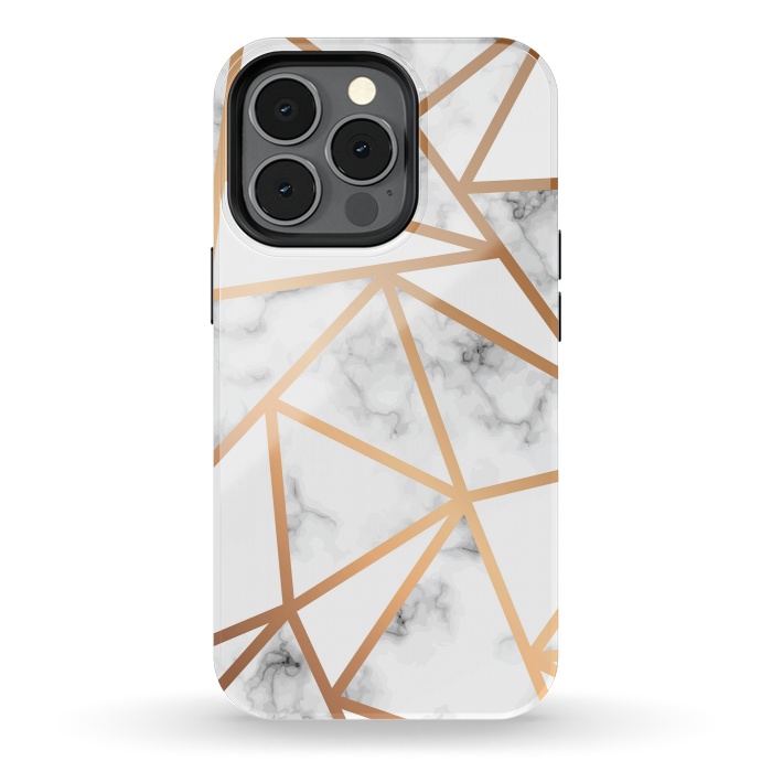 iPhone 13 pro StrongFit Marble Geometry 021 by Jelena Obradovic