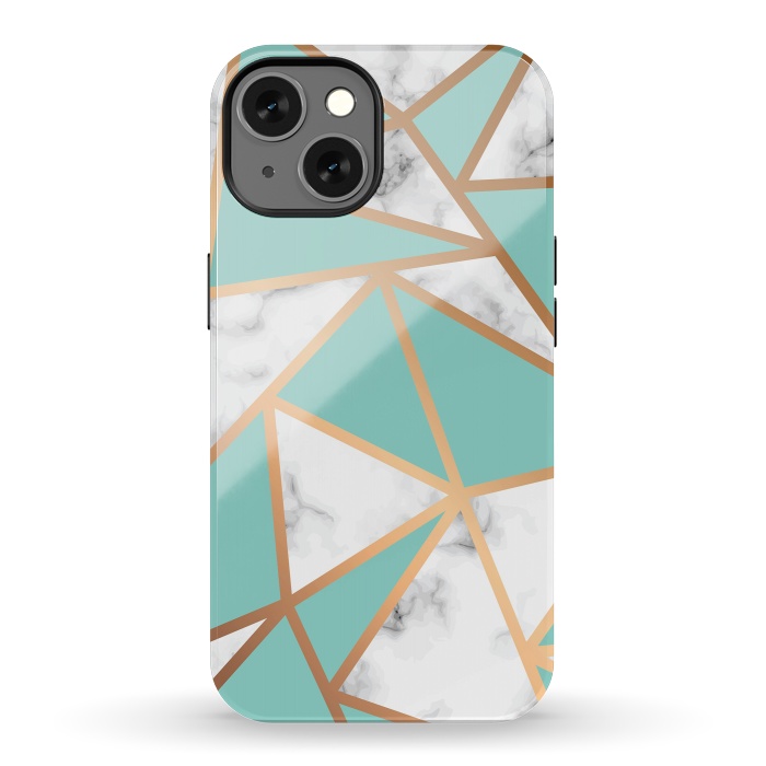 iPhone 13 StrongFit Marble Geometry 023 by Jelena Obradovic