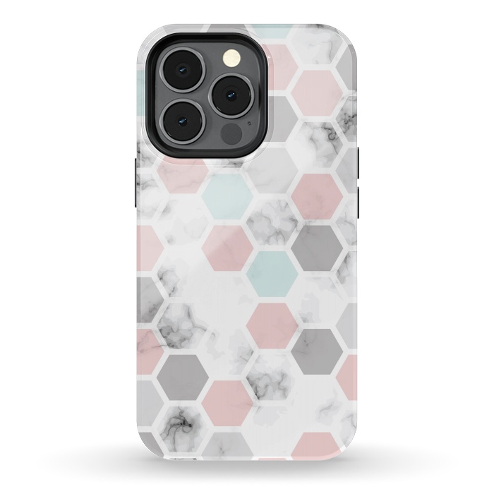 iPhone 13 pro StrongFit Marble Geometry 024 by Jelena Obradovic