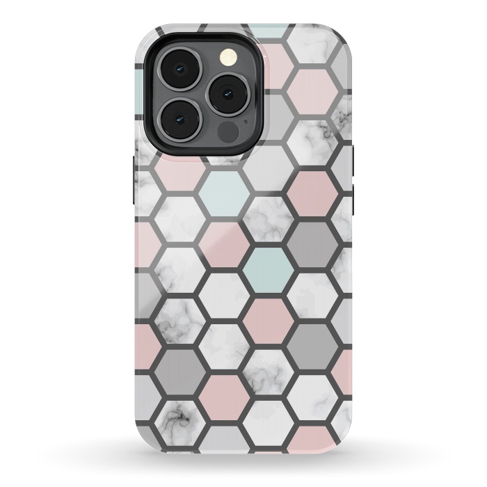 iPhone 13 pro StrongFit Marble Geometry 026 by Jelena Obradovic