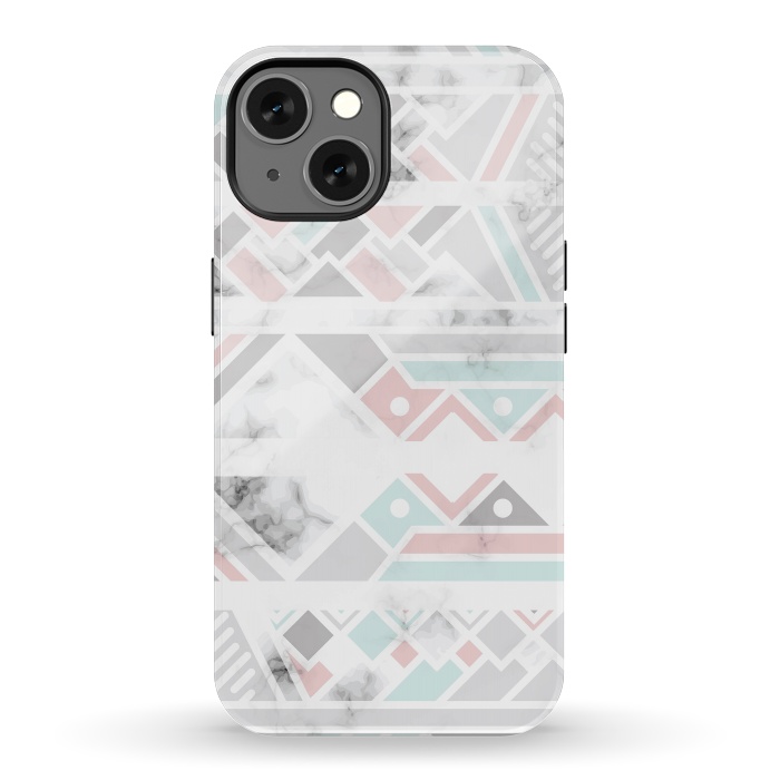 iPhone 13 StrongFit Marble Geometry 027 by Jelena Obradovic