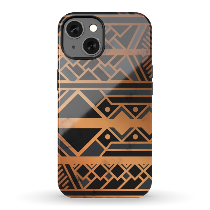 iPhone 13 StrongFit Black and Gold 028 by Jelena Obradovic
