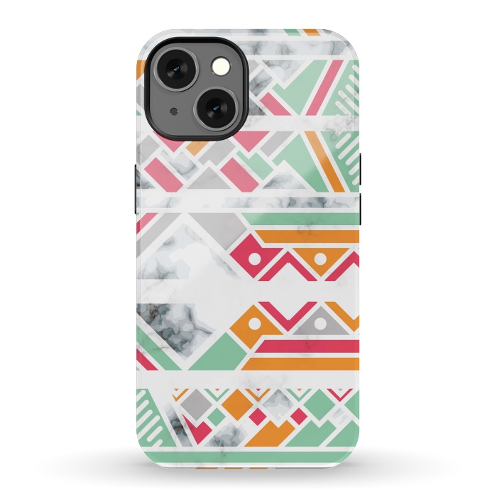 iPhone 13 StrongFit Marble Geometry 030 by Jelena Obradovic