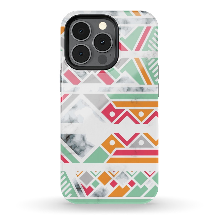 iPhone 13 pro StrongFit Marble Geometry 030 by Jelena Obradovic