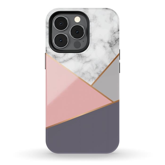 iPhone 13 pro StrongFit Marble Geometry 033 by Jelena Obradovic