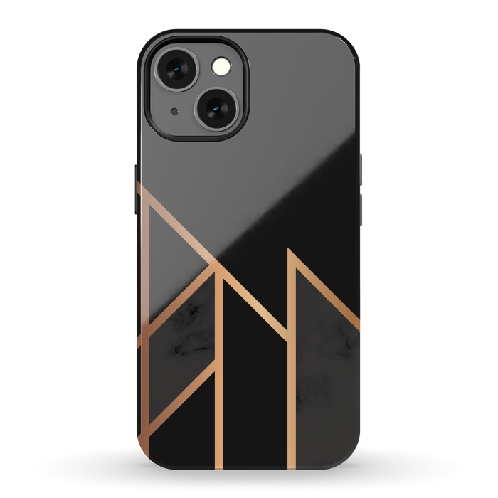 iPhone 13 StrongFit Black and Gold 035 by Jelena Obradovic