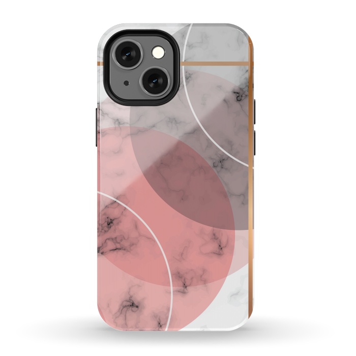 iPhone 13 mini StrongFit Marble Geometry 036 by Jelena Obradovic