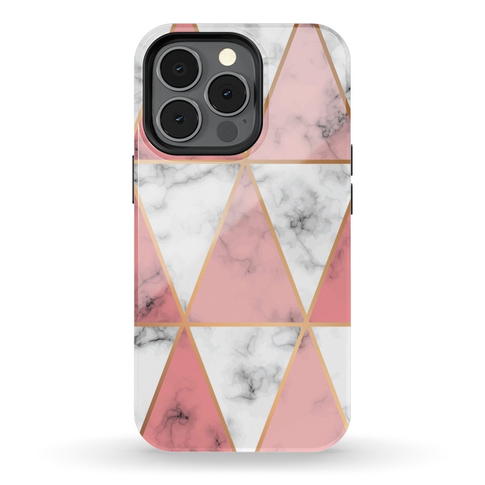 iPhone 13 pro StrongFit Marble Geometry 037 by Jelena Obradovic