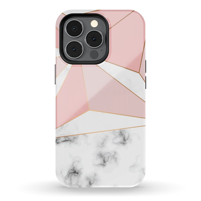iPhone 13 pro StrongFit Marble Geometry 042 by Jelena Obradovic