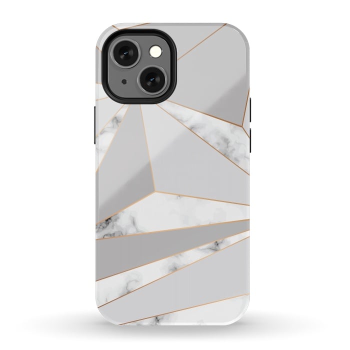 iPhone 13 mini StrongFit Marble Geometry 044 by Jelena Obradovic
