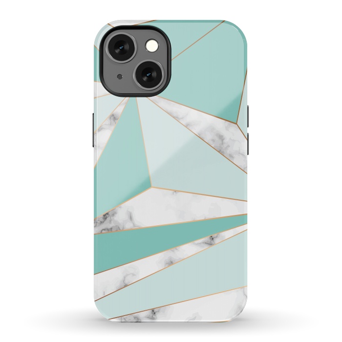 iPhone 13 StrongFit Marble Geometry 045 by Jelena Obradovic