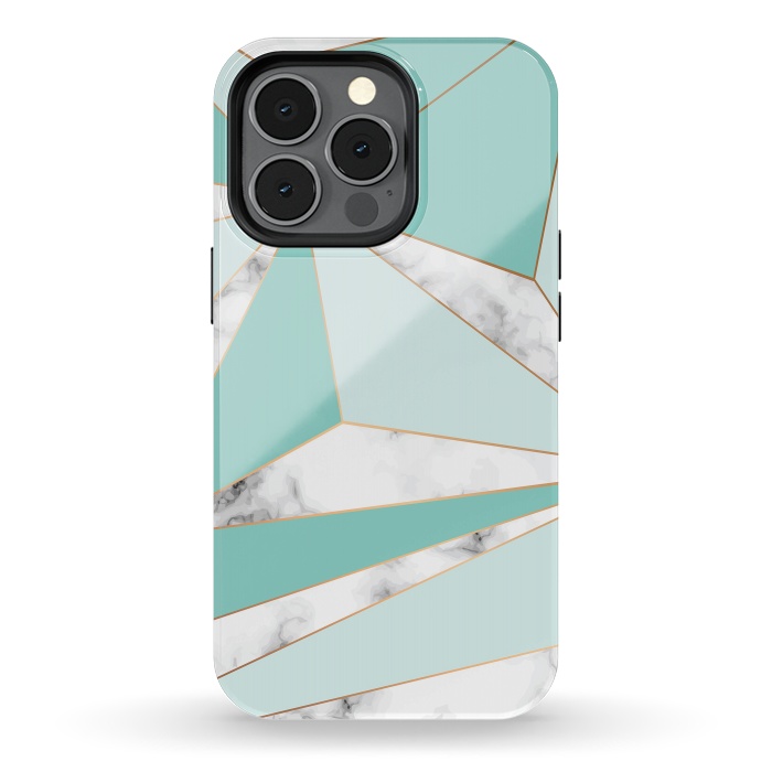 iPhone 13 pro StrongFit Marble Geometry 045 by Jelena Obradovic