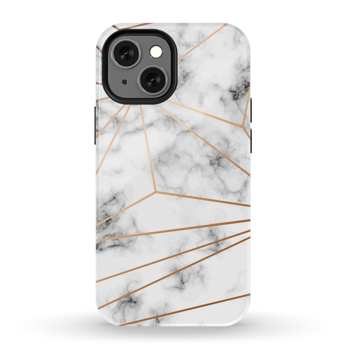 iPhone 13 mini StrongFit Marble Geometry 046 by Jelena Obradovic