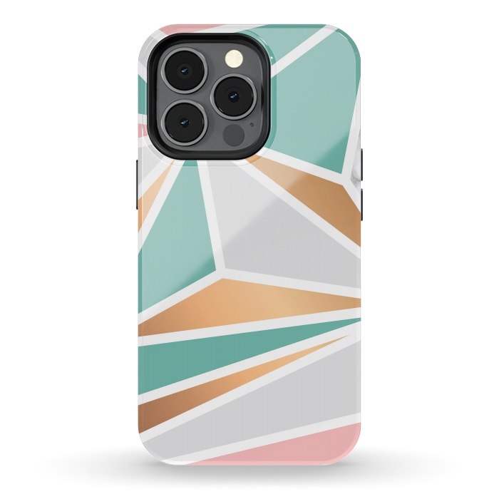 iPhone 13 pro StrongFit Marble Geometry 048 by Jelena Obradovic