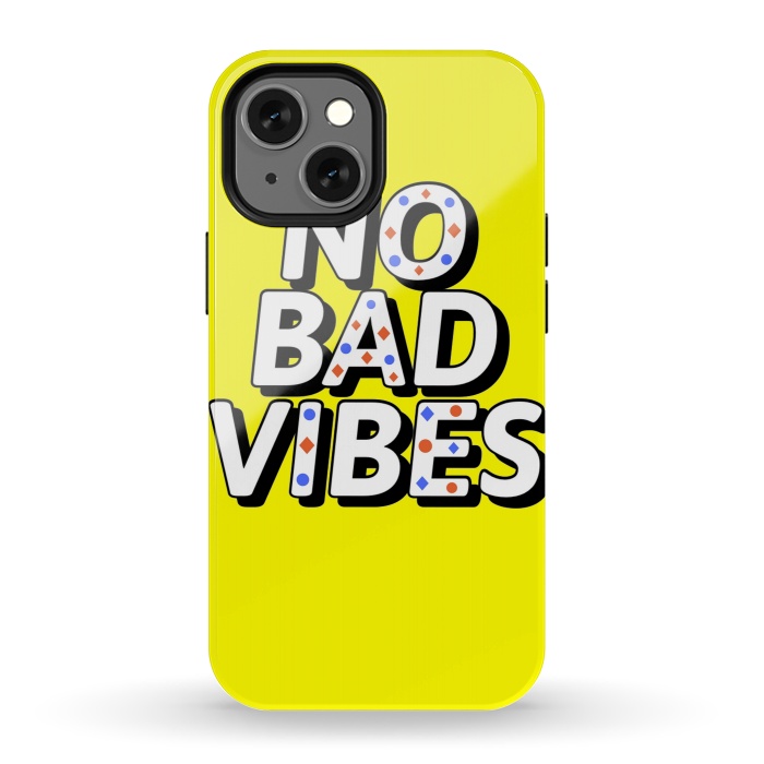 iPhone 13 mini StrongFit no bad vibes by MALLIKA