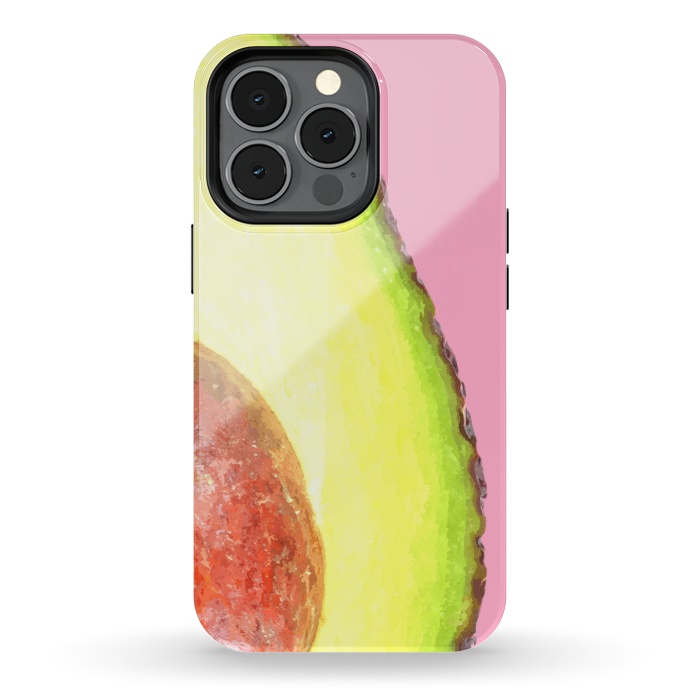 iPhone 13 pro StrongFit Avocado Tropical Fruit by Alemi