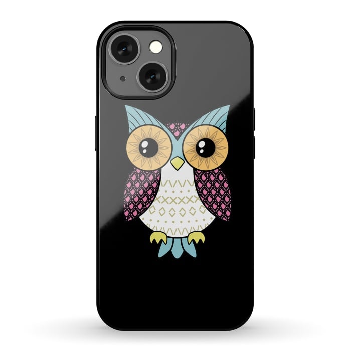 iPhone 13 StrongFit Fancy owl by Laura Nagel
