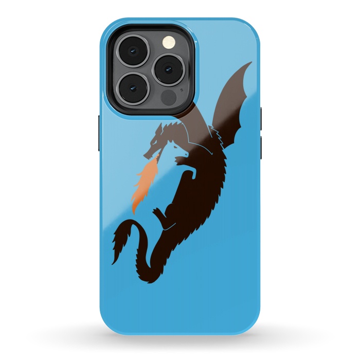 iPhone 13 pro StrongFit Dragon and Horse by Coffee Man