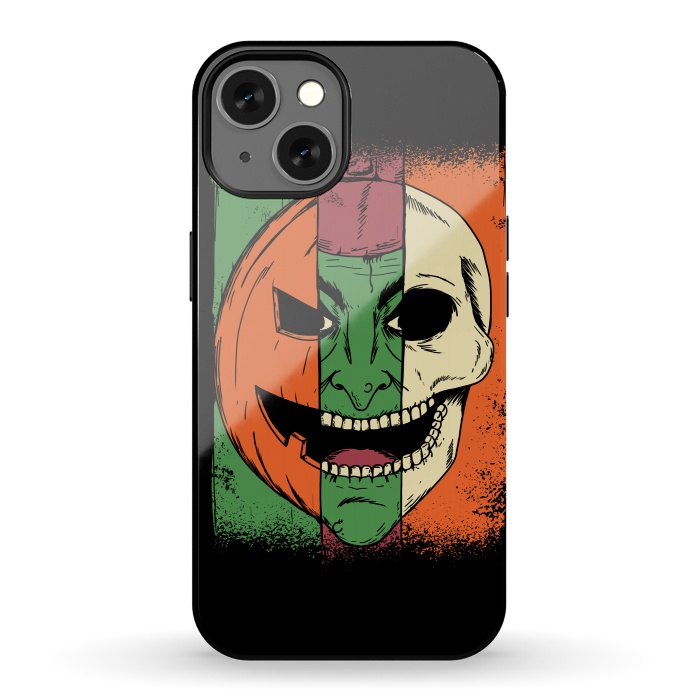 iPhone 13 StrongFit Monsters Faces by Coffee Man