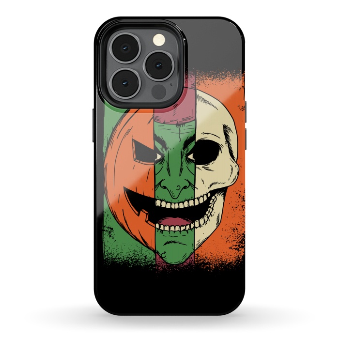 iPhone 13 pro StrongFit Monsters Faces by Coffee Man