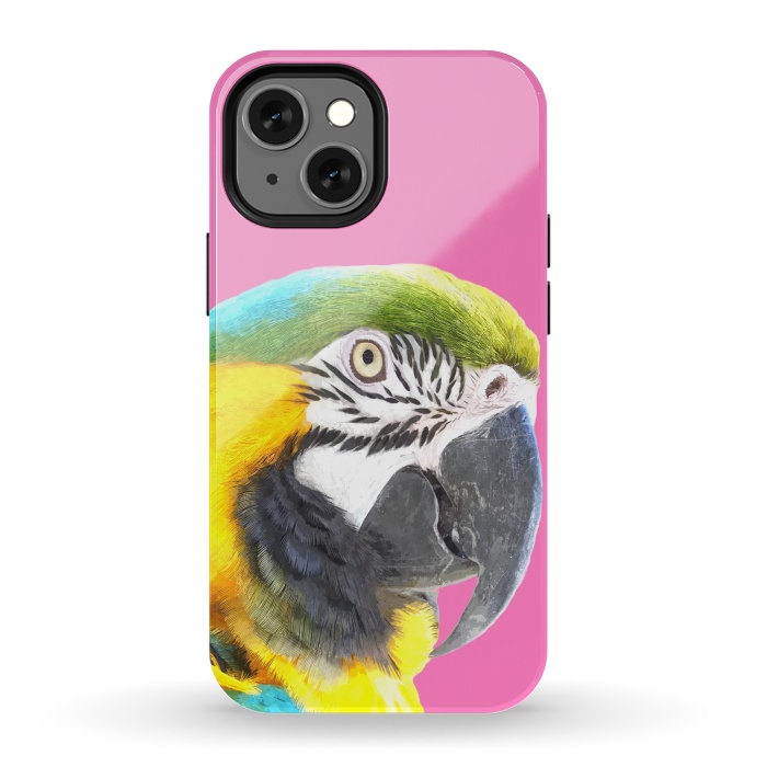 iPhone 13 mini StrongFit Macaw Portrait by Alemi