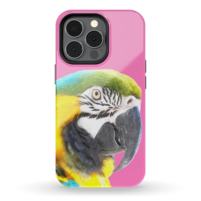 iPhone 13 pro StrongFit Macaw Portrait by Alemi