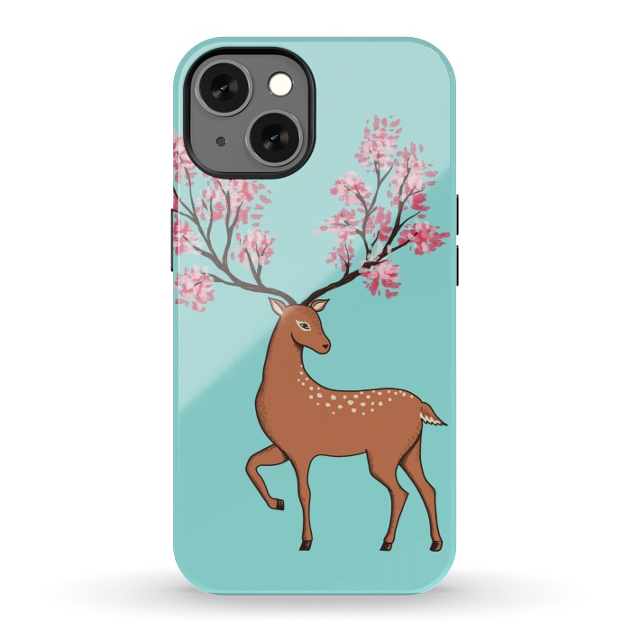 iPhone 13 StrongFit Natural Deer by Coffee Man