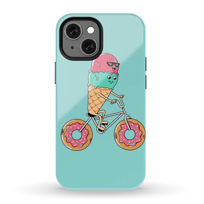 iPhone 13 mini StrongFit Donut Bicycle by Coffee Man