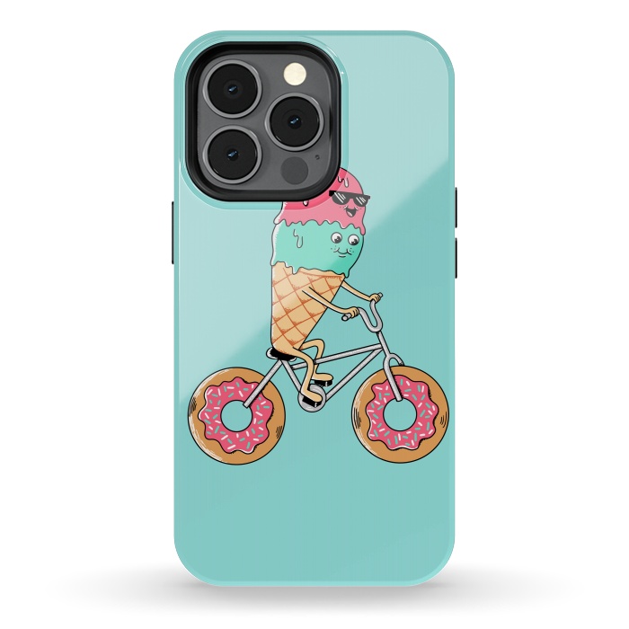 iPhone 13 pro StrongFit Donut Bicycle by Coffee Man
