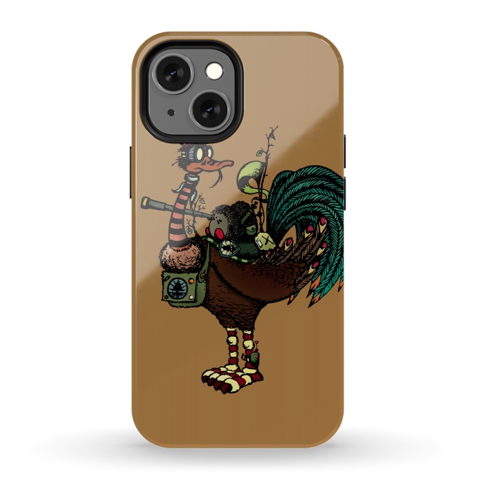 iPhone 13 mini StrongFit NATURE WARRIORS - SCOUTS - COLOR V by Mangulica