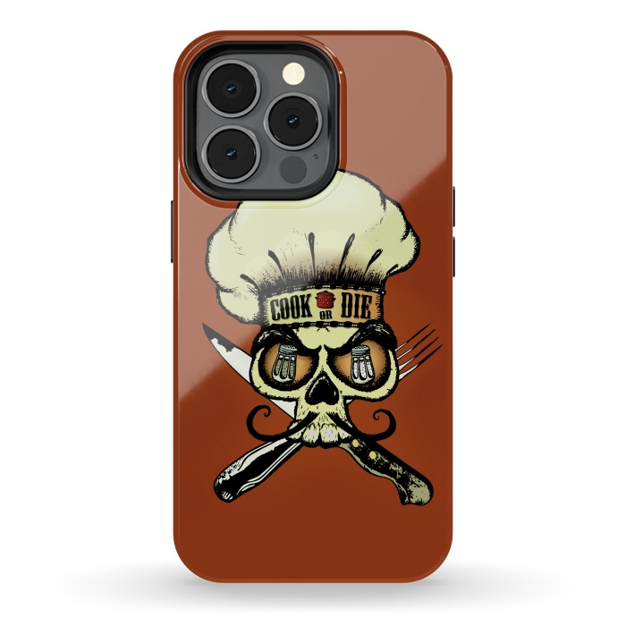iPhone 13 pro StrongFit COOK OR DIE by Mangulica