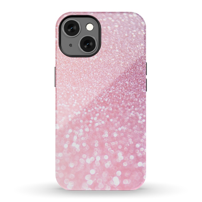 iPhone 13 StrongFit Girly Rose Gold Glitter by  Utart