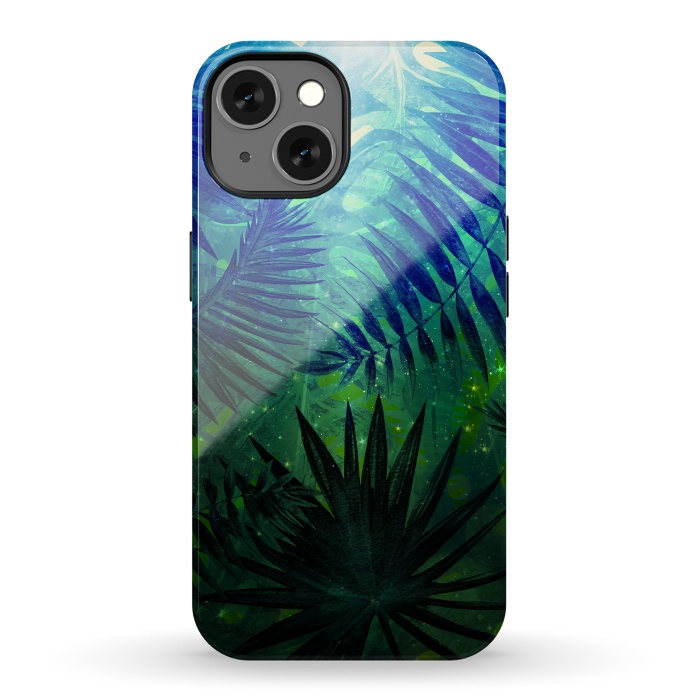iPhone 13 StrongFit Aloha Blue Jungle Night by  Utart