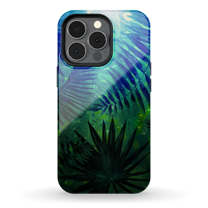 iPhone 13 pro StrongFit Aloha Blue Jungle Night by  Utart