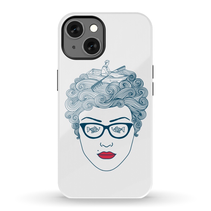 iPhone 13 StrongFit Lady Ocean by Coffee Man