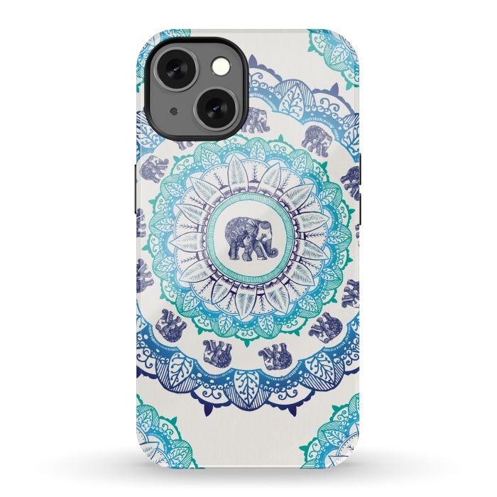 iPhone 13 StrongFit Lucky Elephant  by Rose Halsey