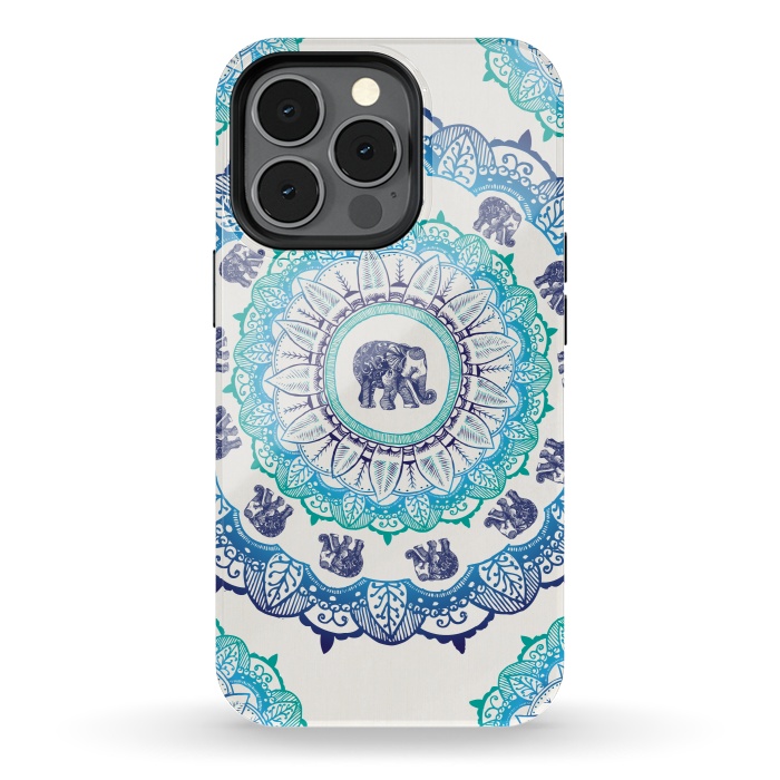 iPhone 13 pro StrongFit Lucky Elephant  by Rose Halsey