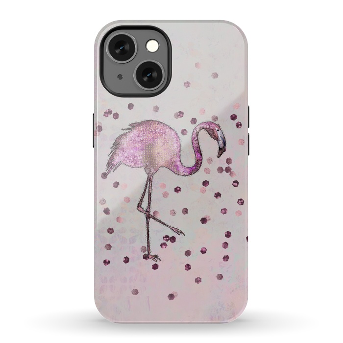 iPhone 13 StrongFit Glamorous Flamingo by Andrea Haase