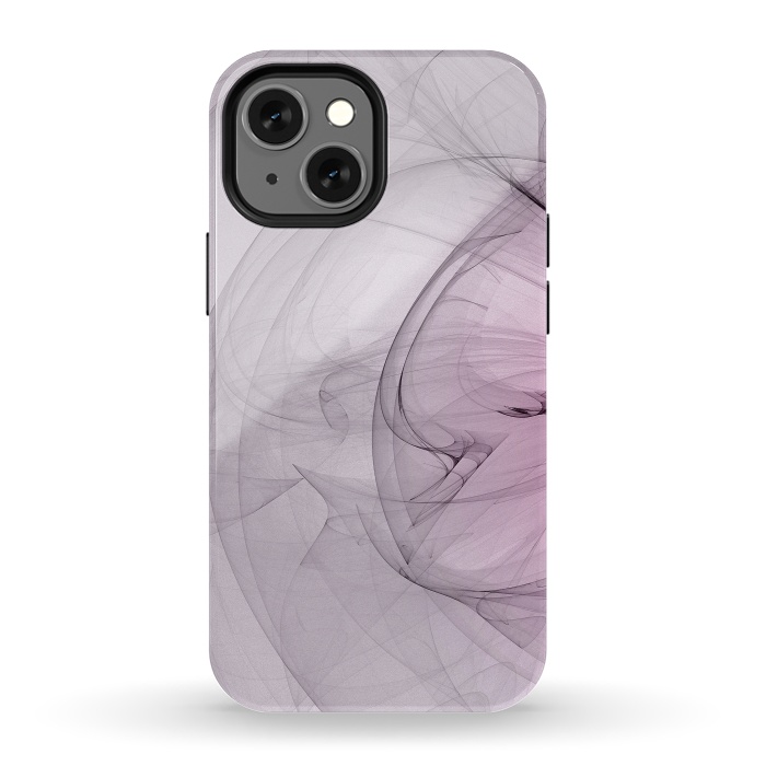 iPhone 13 mini StrongFit Purple Fractal Dreams by Andrea Haase