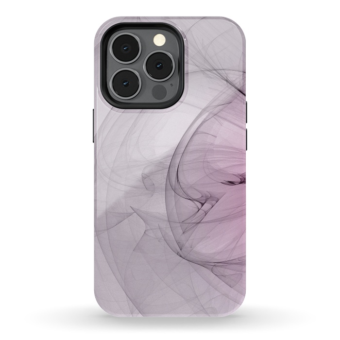 iPhone 13 pro StrongFit Purple Fractal Dreams by Andrea Haase