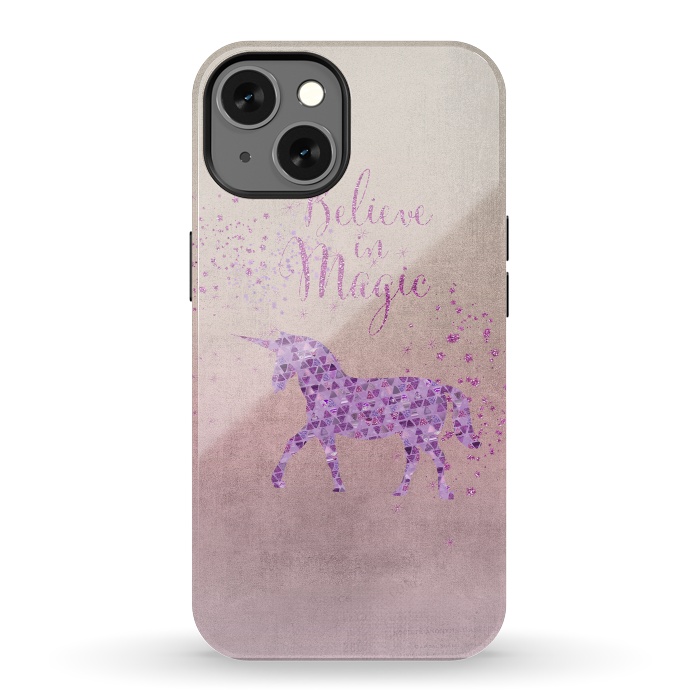 iPhone 13 StrongFit Unicorn Believe In Magic by Andrea Haase